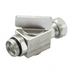 Piranha Cooling Line - Instrumentation Ball Valves Material: Aluminum Pipe Size: 0.25 (Inch) - Best Tool & Supply