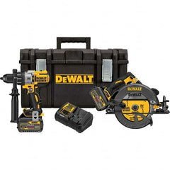 DeWALT - Cordless Tool Combination Kits Voltage: 60 Tools: Hammer Drill; 7-1/4" Circular Saw - Best Tool & Supply