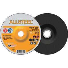 WALTER Surface Technologies - Depressed-Center Wheels Wheel Diameter (Inch): 6 Wheel Thickness (Inch): 1/4 - Best Tool & Supply