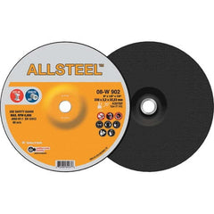 WALTER Surface Technologies - Depressed-Center Wheels Wheel Diameter (Inch): 9 Wheel Thickness (Inch): 1/8 - Best Tool & Supply