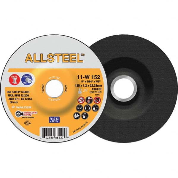 WALTER Surface Technologies - Cutoff Wheels Tool Compatibility: Angle Grinders Wheel Diameter (Inch): 6 - Best Tool & Supply