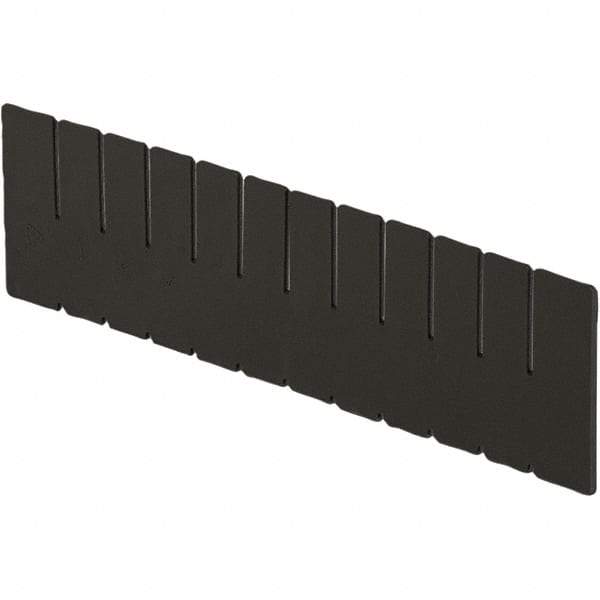 LEWISBins+ - 15" High, Black Bin Divider - Use with DC3060, Short Side Measures 5.4" Tall - Best Tool & Supply