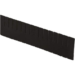 LEWISBins+ - 20-1/4" High, Black Bin Divider - Use with DC3080, Long Side Measures 7.4" Tall - Best Tool & Supply