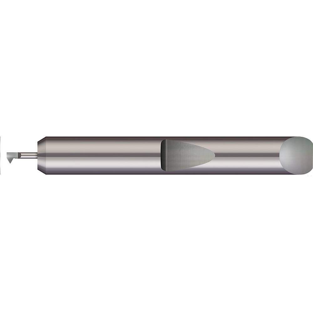 Micro 100 - Single Point Threading Tools; Thread Type: Internal ; Material: Solid Carbide ; Profile Angle: 60 ; Threading Diameter (Decimal Inch): 0.0350 ; Threading Diameter (mm): 0.90 ; Cutting Depth (Decimal Inch): 0.0750 - Exact Industrial Supply