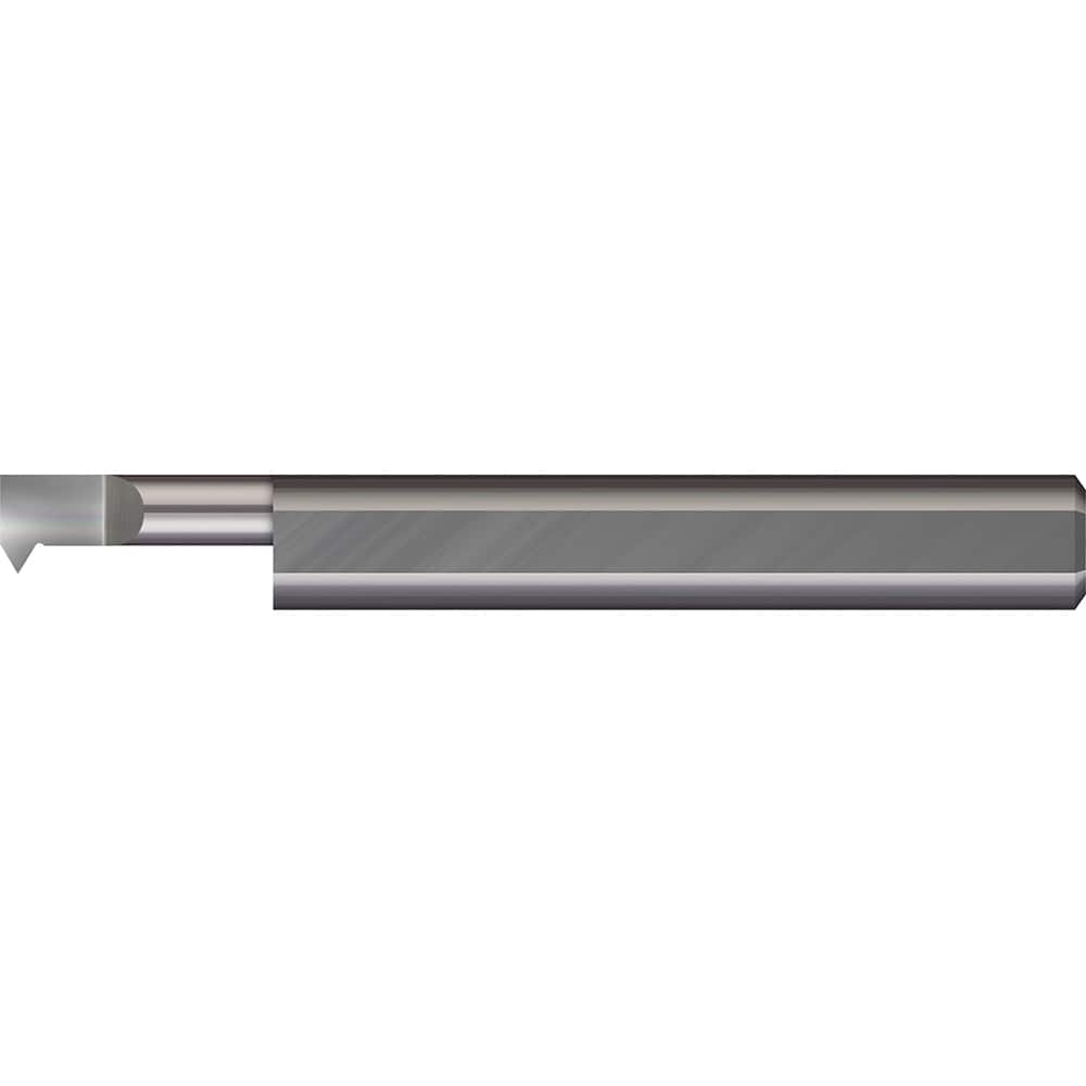 Micro 100 - Single Point Threading Tools; Thread Type: Internal ; Material: Solid Carbide ; Profile Angle: 60 ; Threading Diameter (Decimal Inch): 0.2300 ; Cutting Depth (Decimal Inch): 0.6000 ; Maximum Threads Per Inch: 48 - Exact Industrial Supply