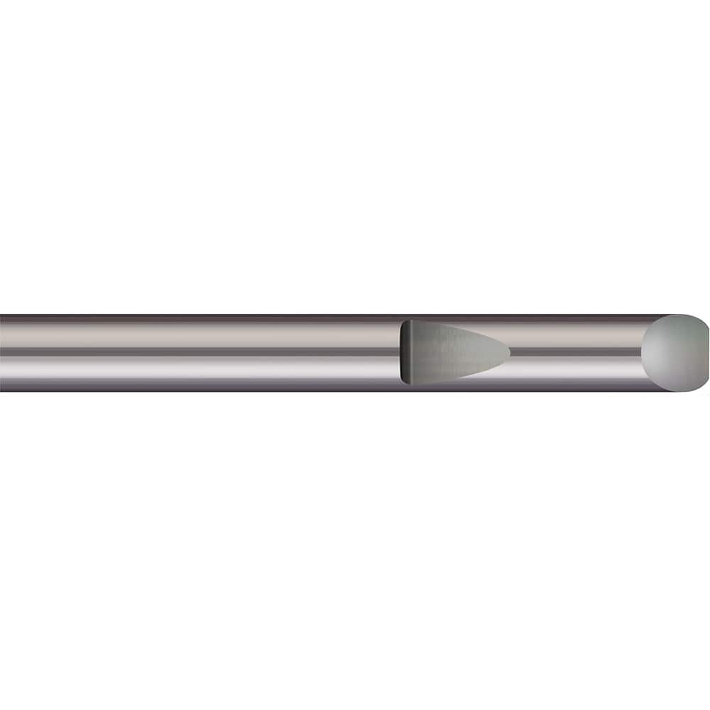 Micro 100 - Tool Bit Blanks; Material: Solid Carbide ; End Shape: Round ; Width/Diameter (Inch): 5/16 ; Overall Length (Inch): 2-1/2 - Exact Industrial Supply