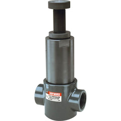 Hayward - Pressure Regulating Valves; Pipe Size: 1/4 (Inch); End Connections: Threaded ; Material: PVC ; Seal Material: FPM ; Minimum Working Pressure (psi): 5.0 ; Maximum Working Pressure (psi): 75.000 - Exact Industrial Supply