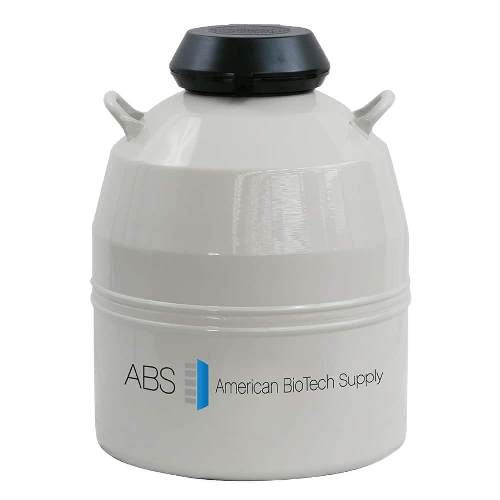 American BioTech Supply - Drums & Tanks; Product Type: Manual Fill Cryogenic Tank ; Volume Capacity Range: Smaller than 20 Gal. ; Material Family: Aluminum ; Height (Inch): 26-1/2 ; Diameter/Width (Inch): 20 ; Shape: Round - Exact Industrial Supply