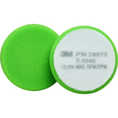 3M - Bonnets & Pads; Overall Diameter (Inch): 3-1/2 ; Product Type: Buffing Pad ; Bonnet/Pad Material: Foam ; Maximum RPM: 12000.000 - Exact Industrial Supply