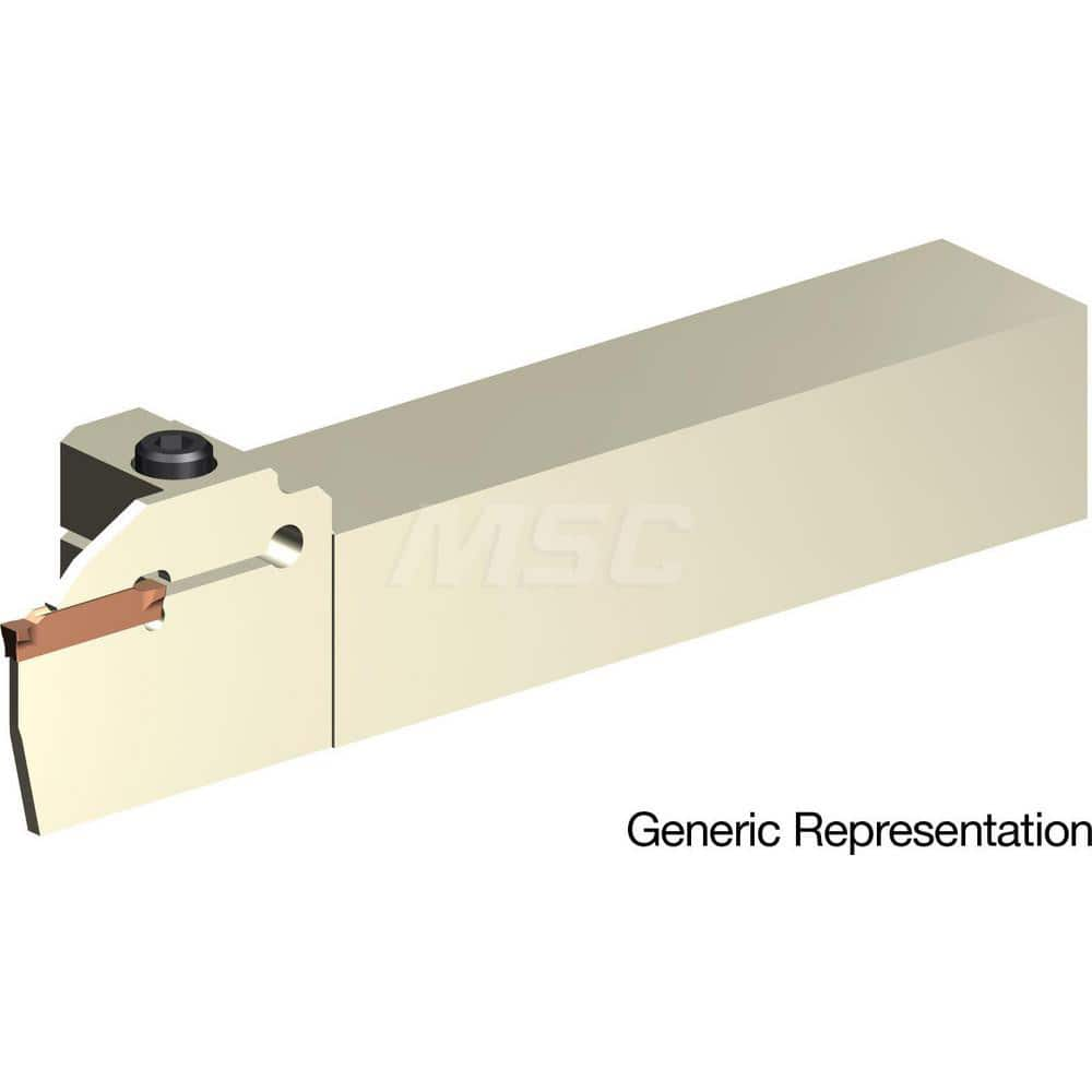 Indexable Cutoff Toolholder: 20 mm Max Depth of Cut, 40 mm Max Workpiece Dia, Right Hand 32 mm Shank Height, 32 mm Shank Width, Uses GCMN Inserts, Series GND