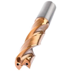 Taper Length Drill Bit: 0.2813″ Dia, 143 ° AlTiN Finish, 2.87″ Flute Length, 4.51″ OAL, RH Cut, Helical Flute, Straight Shank, Series K256