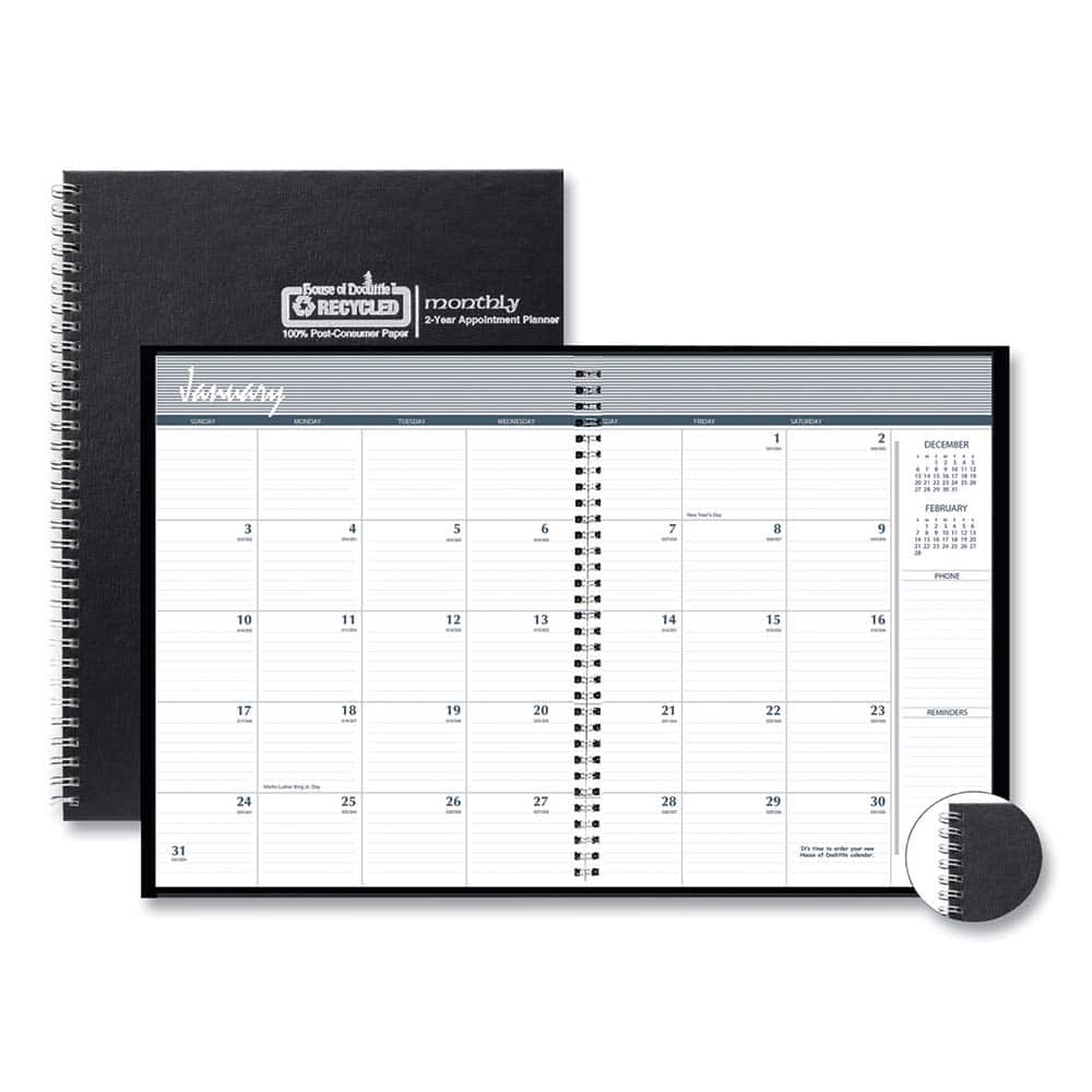 House of Doolittle - Note Pads, Writing Pads & Notebooks Writing Pads & Notebook Type: Appointment Book Size: 8-1/2 X 11 - Best Tool & Supply