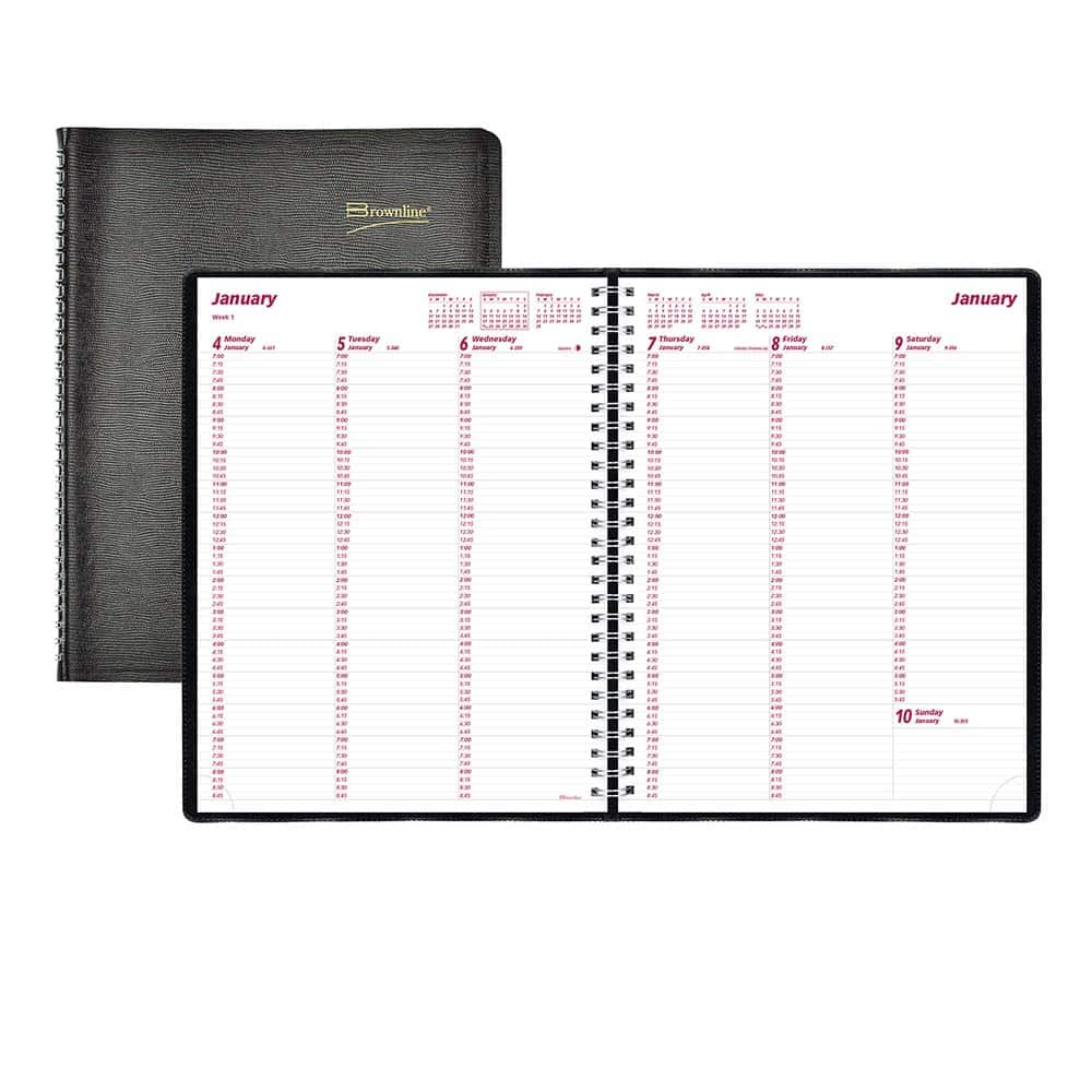 Brownline - Note Pads, Writing Pads & Notebooks Writing Pads & Notebook Type: Appointment Book Size: 8-1/2 X 11 - Best Tool & Supply