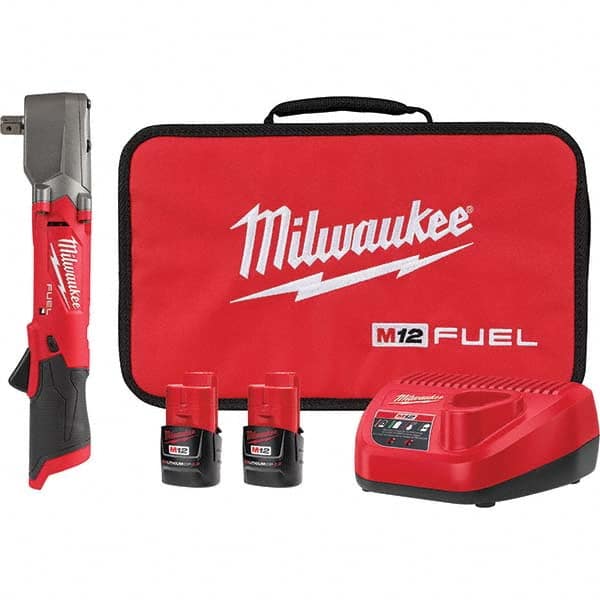 Milwaukee Tool - Cordless Impact Wrenches & Ratchets Voltage: 12.0 Drive Size (Inch): 1/2 - Best Tool & Supply