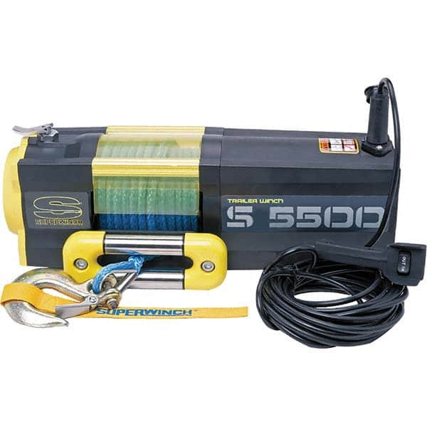 Superwinch - Automotive Winches Type: DC Electric Winch Pull Capacity (Lb.): 5,500 (Pounds) - Best Tool & Supply