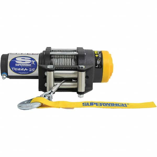 Superwinch - Automotive Winches Type: DC Electric Winch Pull Capacity (Lb.): 2,500 (Pounds) - Best Tool & Supply