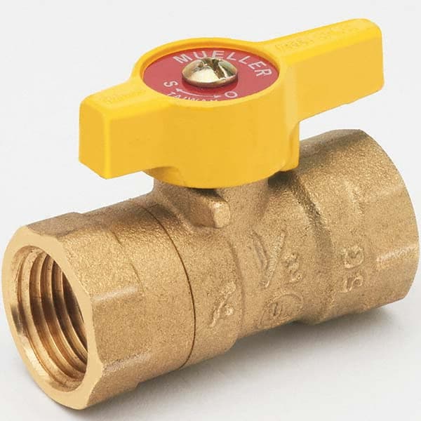 B&K Mueller - Gas Ball Valves Style: Straight w/o Side Tap Pipe Size: 3/4 - Best Tool & Supply