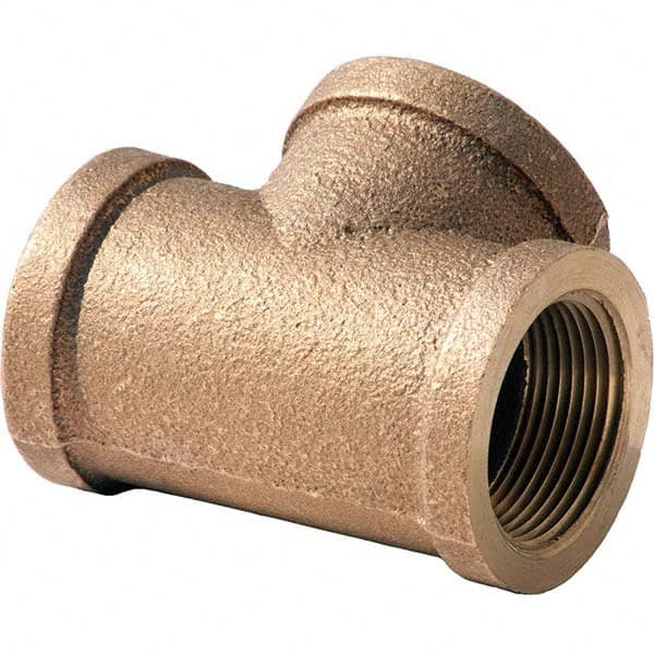 Merit Brass - Brass & Chrome Pipe Fittings Type: Tee Fitting Size: 3 - Best Tool & Supply