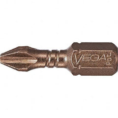 VEGA Industries - Phillips Screwdriver Bits Type: Phillips Bit Point Size: #1 - Best Tool & Supply