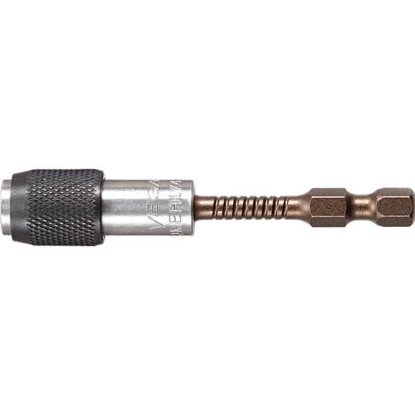 VEGA Industries - Power & Impact Screwdriver Bits & Holders Bit Type: Impact Rated Quick Change Magnetic Bit Holder Hex Size (Inch): 1/4 - Best Tool & Supply