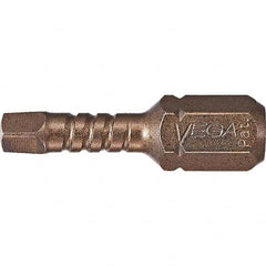 VEGA Industries - 2" Square 1" OAL S2 Steel Impact Rated Square Bit - Best Tool & Supply