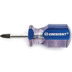 Crescent - Phillips Screwdrivers Tool Type: Stubby Phillips Handle Style/Material: Acetate - Best Tool & Supply