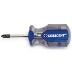 Crescent - Phillips Screwdrivers Tool Type: Stubby Phillips Handle Style/Material: Acetate - Best Tool & Supply