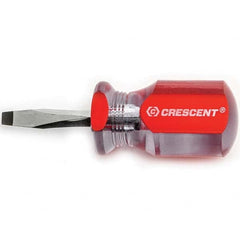 Crescent - Slotted Screwdrivers Tool Type: Screwdriver Overall Length Range: 3" - 6.9" - Best Tool & Supply