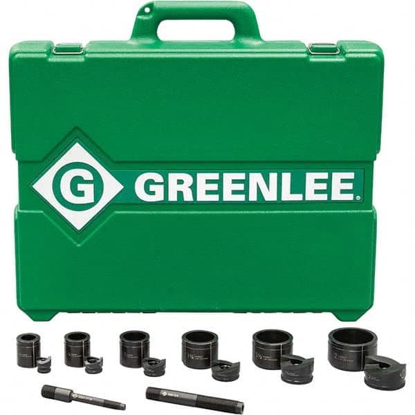 Greenlee - Punch & Driver Kits Tool Type: Knockout Set Punch Shape: Round - Best Tool & Supply