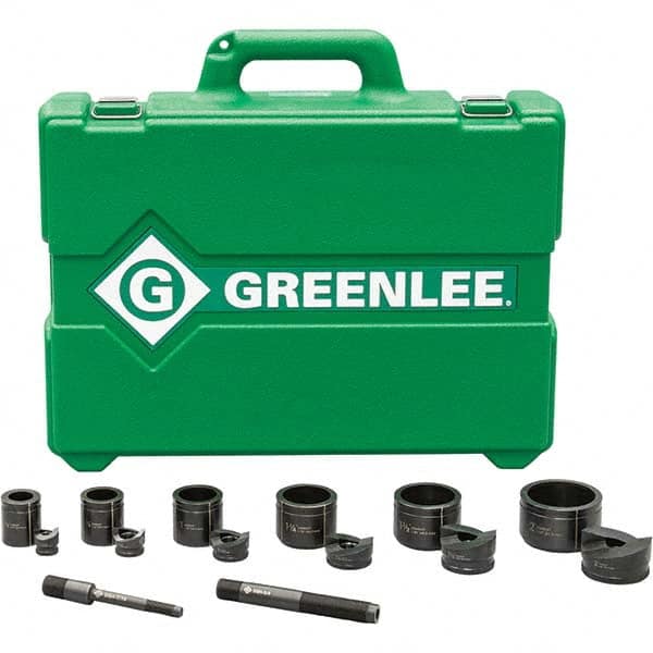 Greenlee - Punch & Driver Kits Tool Type: Knockout Set Punch Shape: Round - Best Tool & Supply