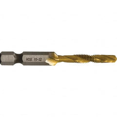 Greenlee - Combination Drill & Tap Sets Minimum Thread Size (Inch): #10-32 Maximum Thread Size (mm): M5x0.80 - Best Tool & Supply