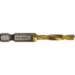 Greenlee - Combination Drill & Tap Sets Minimum Thread Size (mm): M5x0.80 Maximum Thread Size (mm): M5x0.80 - Best Tool & Supply