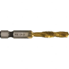 Greenlee - Combination Drill & Tap Sets Minimum Thread Size (Inch): 1/4-20 Maximum Thread Size (mm): M6x1.00 - Best Tool & Supply