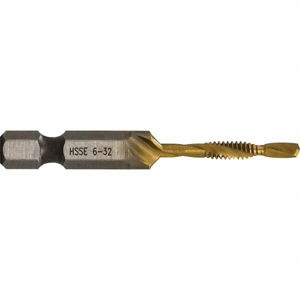 Greenlee - Combination Drill & Tap Sets Minimum Thread Size (Inch): #6-32 Maximum Thread Size (mm): M3.5x0.60 - Best Tool & Supply