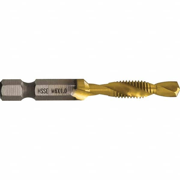 Greenlee - Combination Drill & Tap Sets Minimum Thread Size (mm): M6x1.00 Maximum Thread Size (mm): M6x1.00 - Best Tool & Supply