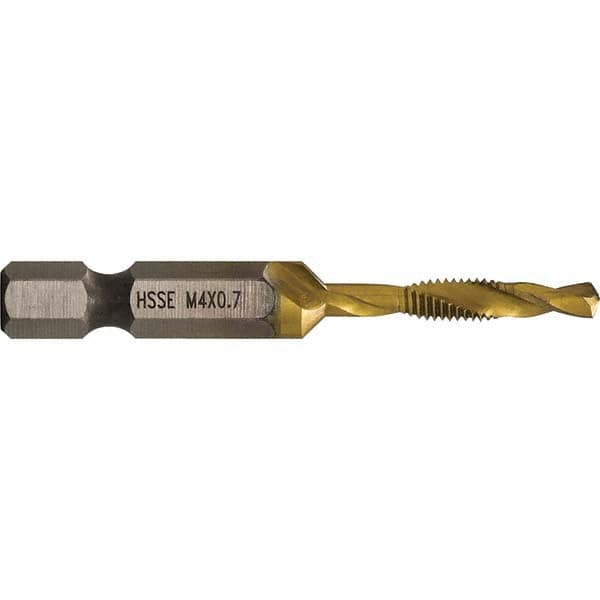 Greenlee - Combination Drill & Tap Sets Minimum Thread Size (mm): M4x0.70 Maximum Thread Size (mm): M4x0.70 - Best Tool & Supply