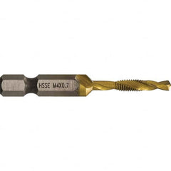 Greenlee - Combination Drill & Tap Sets Minimum Thread Size (mm): M4x0.70 Maximum Thread Size (mm): M4x0.70 - Best Tool & Supply