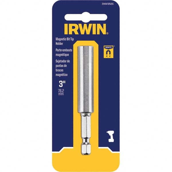 Irwin - Power & Impact Screwdriver Bits & Holders Bit Type: Magnetic Bit Holder Hex Size (Inch): 1/4 - Best Tool & Supply