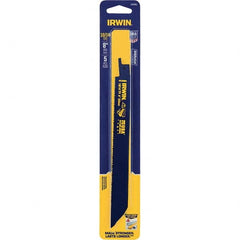 Irwin - Reciprocating Saw Blades Blade Material: Bi-Metal Blade Length (Inch): 8 - Best Tool & Supply