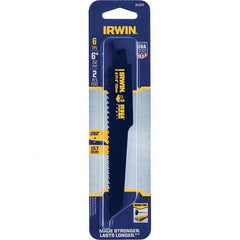 Irwin - Reciprocating Saw Blades Blade Material: Bi-Metal Blade Length (Inch): 6 - Best Tool & Supply