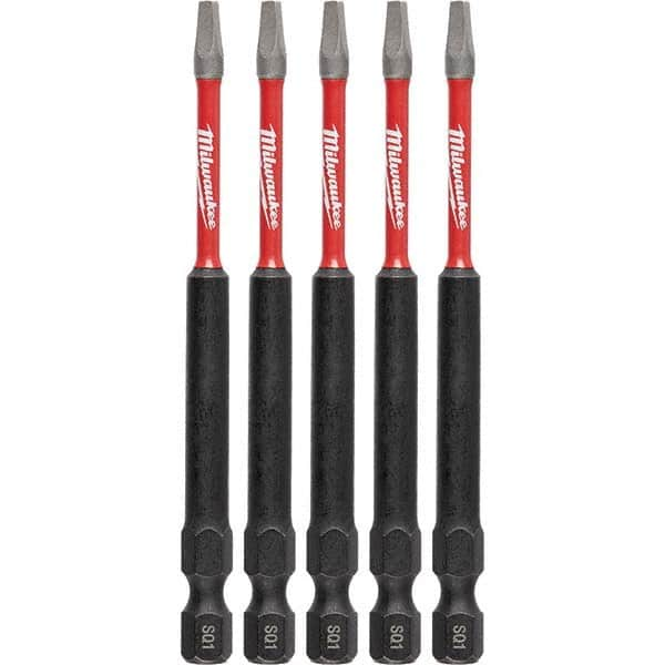 Milwaukee Tool - 1/4" Hex #1 Square Impact Ready Bit - Best Tool & Supply