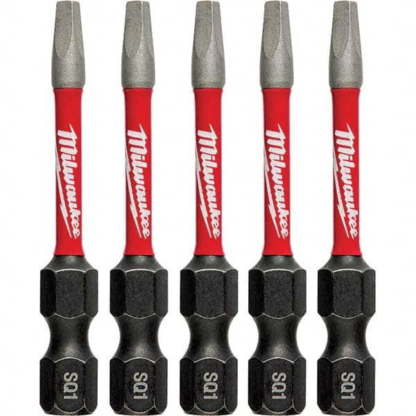 Milwaukee Tool - 1/4" Hex #1 Square Impact Ready Bit - Best Tool & Supply