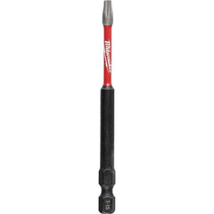 Milwaukee Tool - 1/4" Hex T15 Torx Impact Ready Bit - Best Tool & Supply