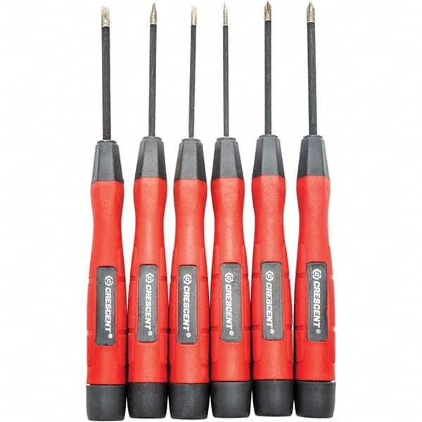 Crescent - Screwdriver Sets Screwdriver Types Included: Phillips; Slotted Number of Pieces: 6 - Best Tool & Supply