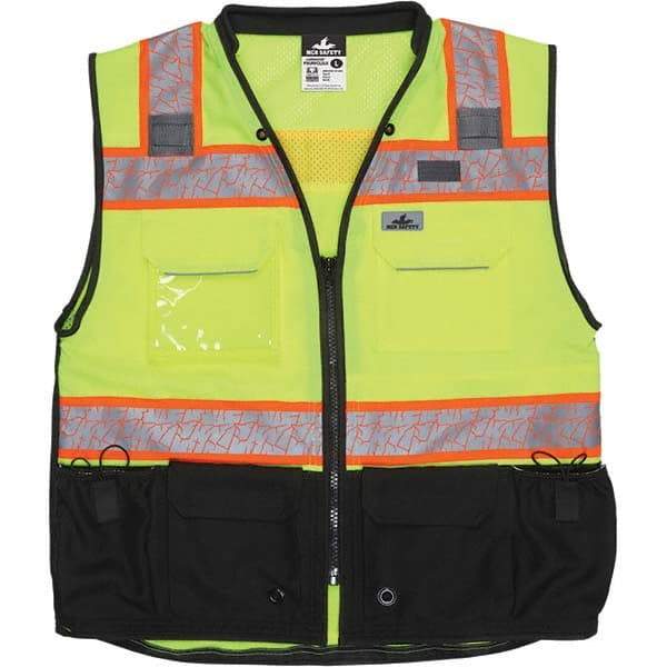 MCR Safety - High Visibility Vests Vest Style: Surveyor's Vest Type: Hi Visibility - Best Tool & Supply