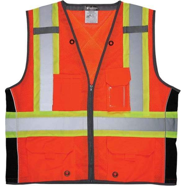 MCR Safety - High Visibility Vests Vest Style: Surveyor's Vest Type: Hi Visibility - Best Tool & Supply