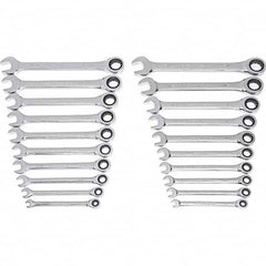 GEARWRENCH - Wrench Sets Tool Type: Ratcheting Combination Wrench System of Measurement: Inch/Metric - Best Tool & Supply