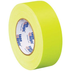 Tape Logic - Pack of (3) 50 Yd Rolls 2" x 11 mil Fluorescent Yellow Rubber Gaffers Tape - Best Tool & Supply