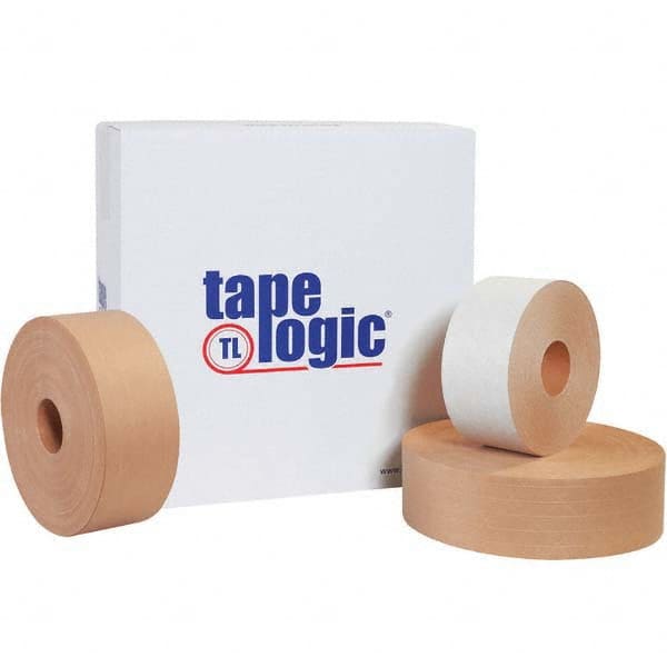 Tape Logic - Pack of (10) 450' Rolls 3" White Water Activated Adhesive Packaging Tape - Best Tool & Supply