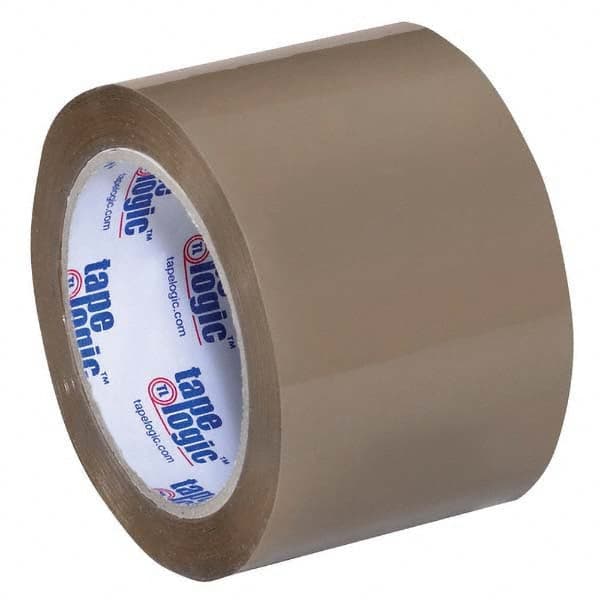 Tape Logic - Pack of (6) 55 Yd Rolls 3" Tan Acrylic Adhesive Packaging Tape - Best Tool & Supply